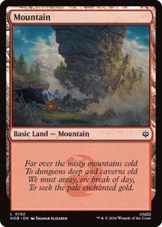 Mountain
The Hobbit
Single
Magic: The Gathering