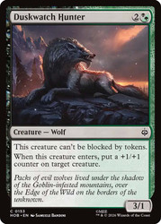 Duskwatch Hunter
The Hobbit
Single
Magic: The Gathering