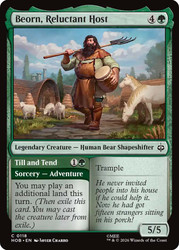 Beorn, Reluctant Host // Till and Tend
The Hobbit
Single
Magic: The Gathering