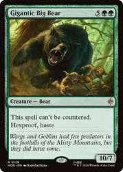 Gigantic Big Bear
The Hobbit
Single
Magic: The Gathering