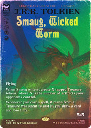 Smaug, Wicked Worm
The Hobbit
Single
Magic: The Gathering