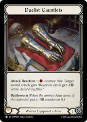 Duelist Gauntlets
Mastery Pack Warrior
Single
Flesh and Blood