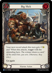 Big Slick (Blue)
Mastery Pack Warrior
Single
Flesh and Blood
