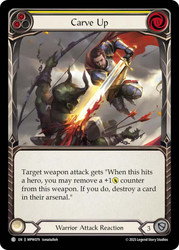 Carve Up
Mastery Pack Warrior
Single
Flesh and Blood