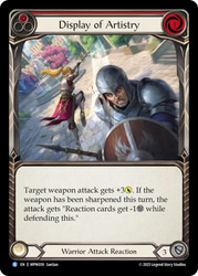 Display of Artistry (Red)
Mastery Pack Warrior
Single
Flesh and Blood