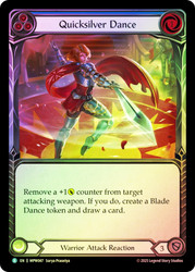 Quicksilver Dance
Mastery Pack Warrior
Single
Flesh and Blood