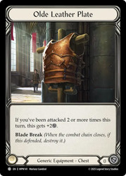 Olde Leather Plate
Mastery Pack Warrior
Single
Flesh and Blood