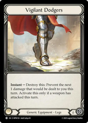 Vigilant Dodgers
Mastery Pack Warrior
Single
Flesh and Blood