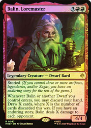 Balin, Loremaster
The Hobbit
Single
Magic: The Gathering