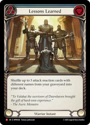 Lessons Learned
Mastery Pack Warrior
Single
Flesh and Blood