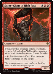 Stone-Giant of High Pass
The Hobbit
Single
Magic: The Gathering
