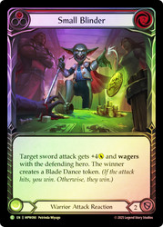 Small Blinder (Red)
Mastery Pack Warrior
Single
Flesh and Blood