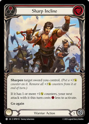 Sharp Incline (Red)
Mastery Pack Warrior
Single
Flesh and Blood