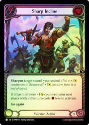 Sharp Incline (Red)
Mastery Pack Warrior
Single
Flesh and Blood