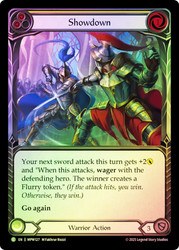 Showdown (Yellow)
Mastery Pack Warrior
Single
Flesh and Blood