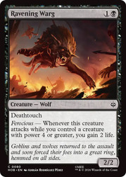 Ravening Warg
The Hobbit
Single
Magic: The Gathering