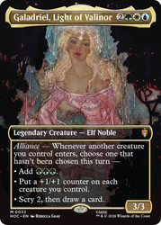 Galadriel, Light of Valinor
The Hobbit Commander
Single
Magic: The Gathering