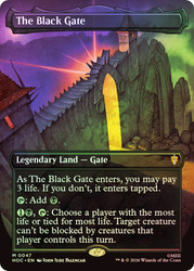 The Black Gate
The Hobbit Commander
Single
Magic: The Gathering