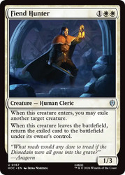 Fiend Hunter
The Hobbit Commander
Single
Magic: The Gathering
