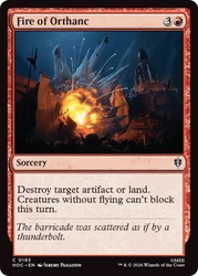 Fire of Orthanc
The Hobbit Commander
Single
Magic: The Gathering