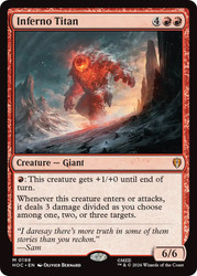 Inferno Titan
The Hobbit Commander
Single
Magic: The Gathering