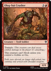 Olog-hai Crusher
The Hobbit Commander
Single
Magic: The Gathering
