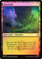 Mountain
The Hobbit
Single
Magic: The Gathering