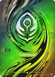 Calm Rune
Vendetta
Single
Riftbound: League of Legends TCG