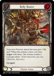 Belly Buster (Red)
Armory Deck: Olympia
Single
Flesh and Blood