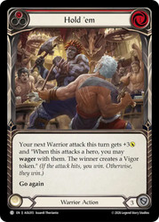 Hold 'em (Red)
Armory Deck: Olympia
Single
Flesh and Blood