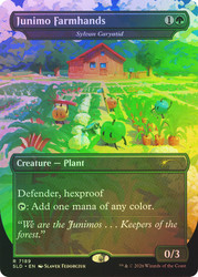 Sylvan Caryatid (Junimo Farmhands) (Stardew Valley)
Secret Lair Drop
Single
Magic: The Gathering