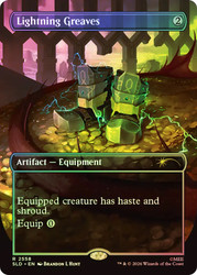 Lightning Greaves (The Hobbit)
Secret Lair Drop
Single
Magic: The Gathering