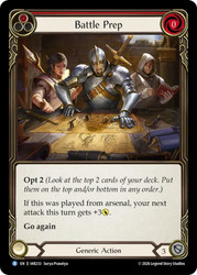 Battle Prep (Red)
Usurp the Shadow Throne
Single
Flesh and Blood