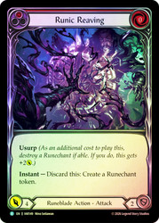 Runic Reaving (Red)
Usurp the Shadow Throne
Single
Flesh and Blood