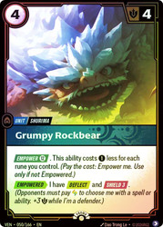 Grumpy Rockbear (Nexus Night)
Promotional Cards
Single
Riftbound
