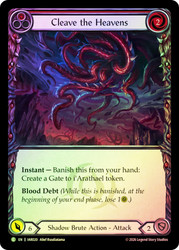 Cleave the Heavens (Red)
Usurp the Shadow Throne
Single
Flesh and Blood
