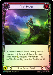 Peak Power (Red)
Usurp the Shadow Throne
Single
Flesh and Blood