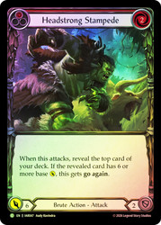 Headstrong Stampede (Red)
Usurp the Shadow Throne
Single
Flesh and Blood