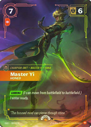Master Yi - Honed (Nexus Night)
Promotional Cards
Single
Riftbound