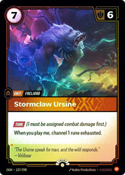 Stormclaw Ursine (Nexus Night)
Promotional Cards
Single
Riftbound