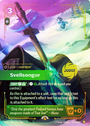 Svellsongur (Judge)
Promotional Cards
Single
Riftbound