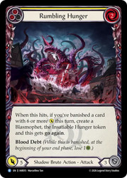 Rumbling Hunger (Yellow)
Usurp the Shadow Throne
Single
Flesh and Blood