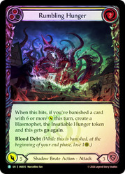 Rumbling Hunger (Yellow)
Usurp the Shadow Throne
Single
Flesh and Blood