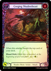 Gorging Shadowbeast (Red)
Usurp the Shadow Throne
Single
Flesh and Blood