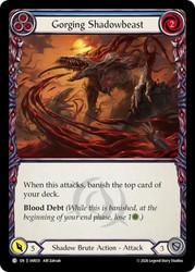 Gorging Shadowbeast (Blue)
Usurp the Shadow Throne
Single
Flesh and Blood