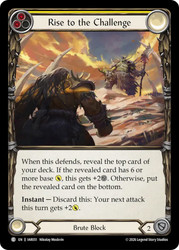 Rise to the Challenge (Yellow)
Usurp the Shadow Throne
Single
Flesh and Blood