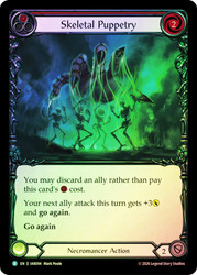 Skeletal Puppetry (Red)
Usurp the Shadow Throne
Single
Flesh and Blood