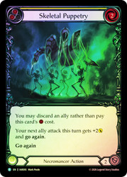 Skeletal Puppetry (Yellow)
Usurp the Shadow Throne
Single
Flesh and Blood