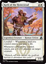 Koth of the Homestead
Reality Fracture
Single
Magic: The Gathering