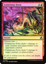 Fulminous Forte
Reality Fracture
Single
Magic: The Gathering
